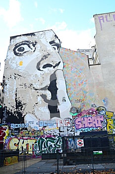 Mural Paris Dali