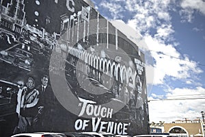 Mural in Venice in California