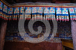 Murals of Alchi Monastery Tibet Buddhism Temple