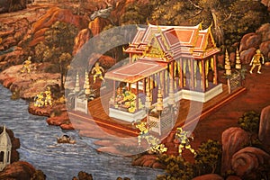 Murals at Wat Phra Kaew