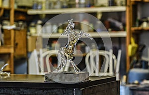 Murano Glass Horse Sculpture photo
