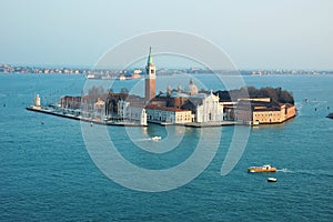Murano island in the Venetian Lagoon,Italy