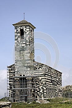 Murato, San Michelle de Murato, Corsica, France, Romance church, Chapel Saint Michel photo