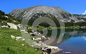 Muratovo lake , Pirin mountain, Bulgaria