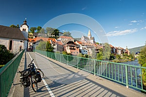 Murau, Austria. Bicycle touring