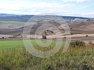 Murge Plateau -The high plains near Minvervino Murge- Puglia Italy 