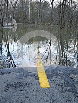 The Murky road to nowhere under feet of water