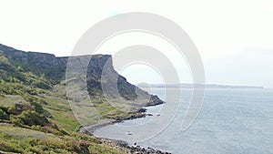 Murlough Bay in North Ireland - aerial view