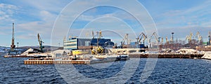 Murmansk commercial sea port