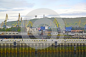 Murmansk Commercial Seaport in Russia