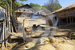 Murong hill tribe village near Bandarban, Bangladesh