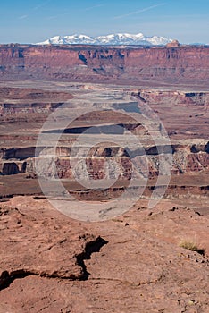 Murphy Point and the Henry Mountains, Canyonlands National Park, Utah