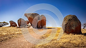 Murphy\'s Haystacks Inselbergs rock formations on Eyre Peninsula, South Australia