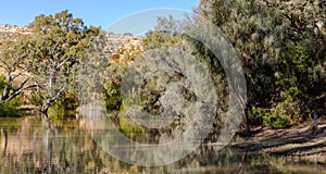 The Murray River, a famous river system in Australia