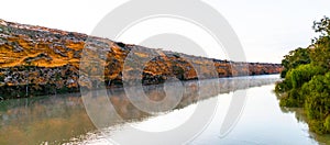 The Murray River, a famous river system in Australia