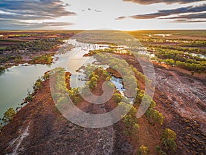 Murray River and native vegetation.