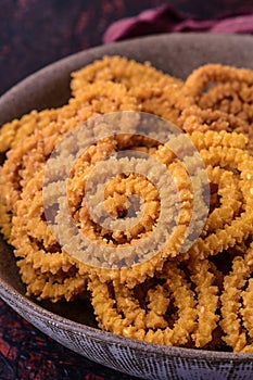 Murruku or chakoli- rice crispies