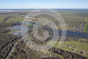 The Murrumbidgee river flood plain.