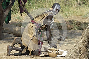 Mursi woman