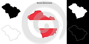 Murtal outline map