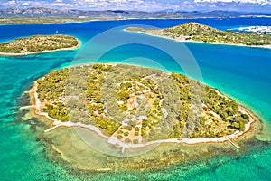 Murter island archipelago islands aerial view