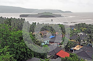 Murud-Janjira famous fort on an island in the Raigad district of Maharashtra, India photo