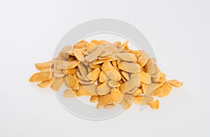 murukku or traditional indian snack on background.