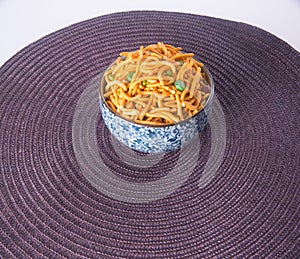 murukku or traditional indian snack chakli and chakali on background.