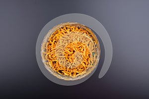 murukku or traditional indian snack chakli and chakali on background.