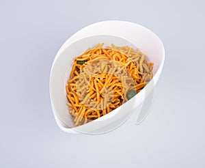 murukku or traditional indian snack chakli and chakali on background.