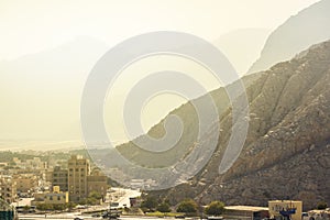 Musandam in Oman. Late afternoon