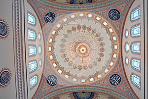 Muscat, Oman - Interior of Taymoor Mosque - Dome