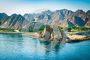 Muscat, Oman. Mountain landscape.