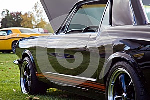 Muscle Car At Car Show