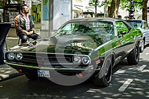 Muscle car Dodge Challenger R/T coupe, 1970.