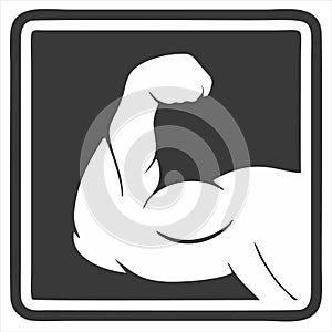 Muscle Icon, muscle Icon Eps10, muscle Icon Vector, muscle Icon Eps