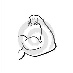 Muscle Icon, muscle Icon Eps10, muscle Icon Vector, muscle Icon Eps