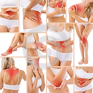 Muscle pain in different parts of body