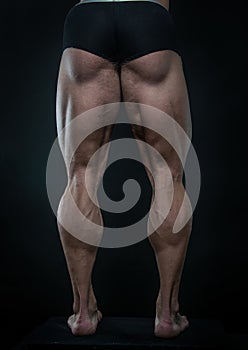 Muscled legs photo