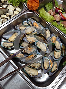 Muscles in food trays