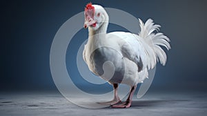 Muscovy 3d Visualization: Looney Tunes Style White Chicken