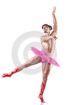 Muscular ballet performe