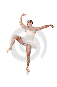 Muscular ballet performer