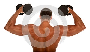 Muscular body builder