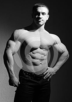 Muscular bodybuilder