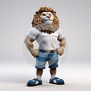 Muscular Judah: Inspiring Mascot With Entrepreneur Style