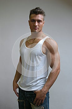 Muscular Male Model