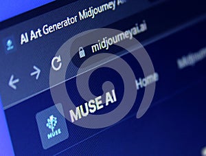 muse.ai art generator Midjourney