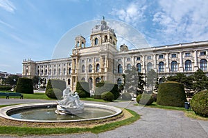 Museum of Art History Kunsthistorisches museum on Maria Theresa square Maria-Theresien-Platz in Vienna, Austria