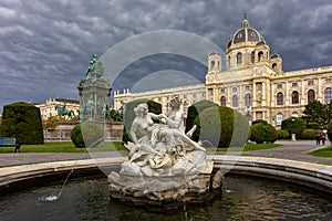 Museum of Art History on Maria Theresa square (Maria-Theresien-Platz) in Vienna, Austria